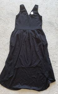 24seven Black High Low Dress
